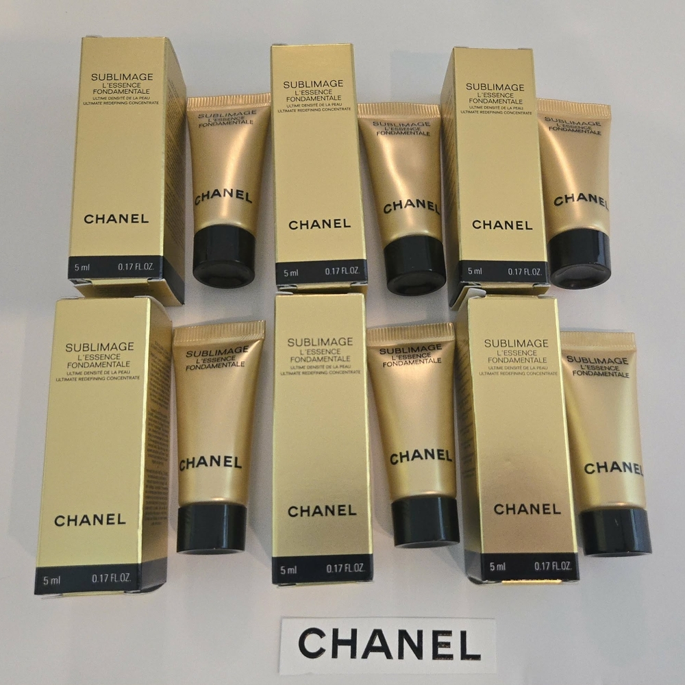 6xCHANEL SUBLIMAGE L'ESSENCE FONDAMENTALE CONCENTRATE each 5 ml,total 30 ml NEW